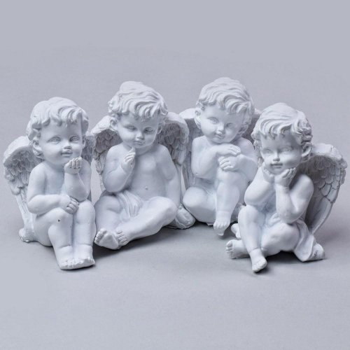 Anjel polyres.biely mix4/v9cm