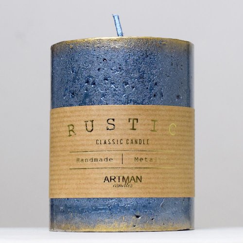 Rustic patina val.7x9 modrý