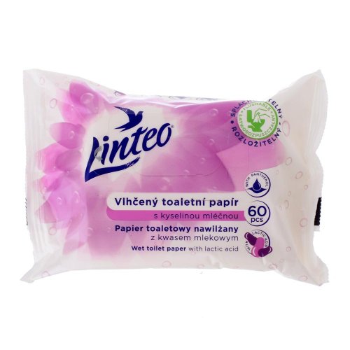 Vlh.toal.papier linteo kys.mliečna 60ks
