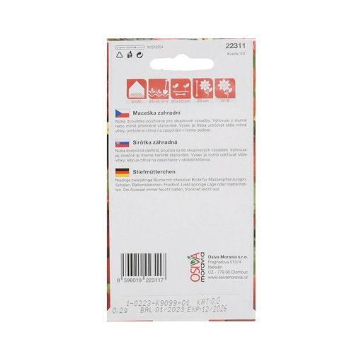 Sirôtka swiss giants červená s okom 0,2g