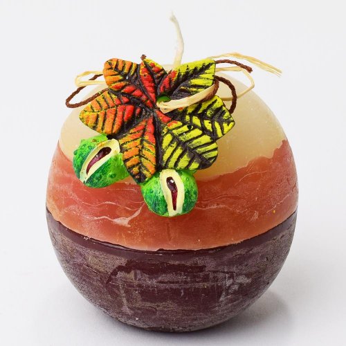 Ovocné s prív.guľa 80 gaštan