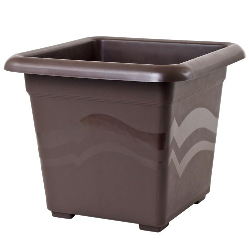 Kvetináč quattro hnedý 40x40x33cm