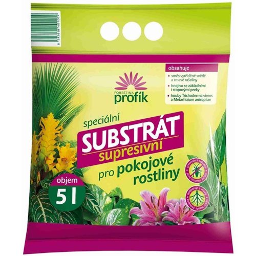 Profík - substrát supresívny pre izbové rastliny  5l /180/