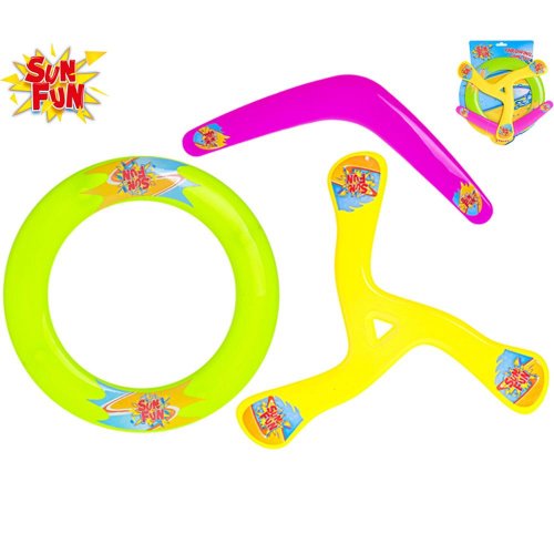 Frisbee sun fun, set 3ks na karte