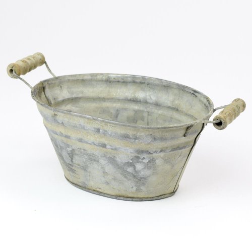 Nádoba plech s uchom 19x14x9