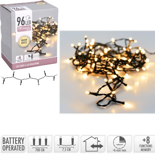 Led96 lights bo ww /timer/8funk ax9810140 - Vianočné osvetlenie