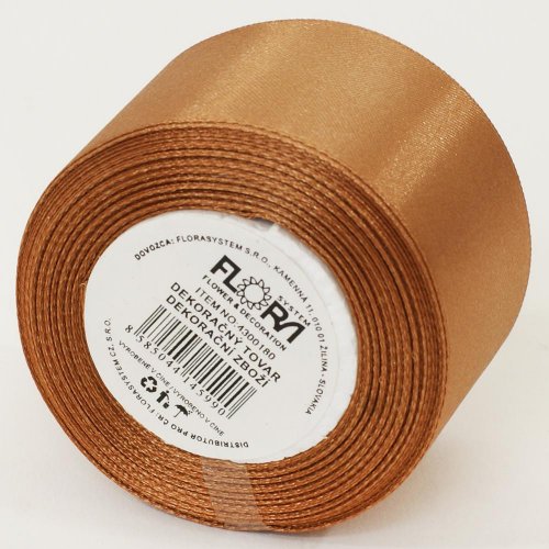 Saten stuha 38mm/10m farba 160 hnedá