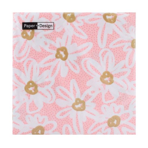 201807 servítky blooming pattern 33x33cm