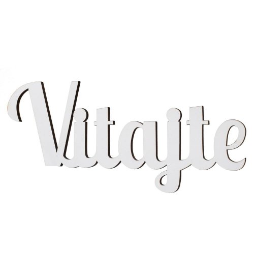 Výrez-vitajte biela 20x7cm s/3