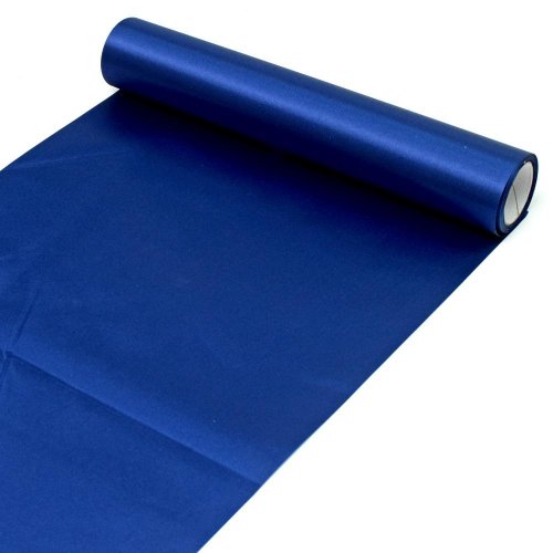 Saten rolka 32cmx6m tm.modrá