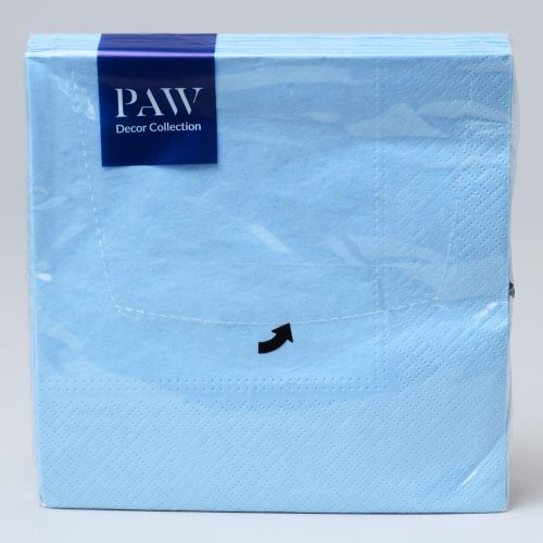 Sdl110205 servítky napkins unicolor lunch azzurro 3vrs/33x33cm 20ks