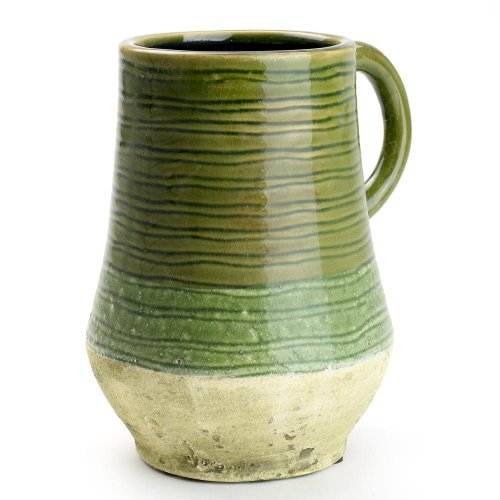 Váza keramika s uchom 18*15*h21cm super cena