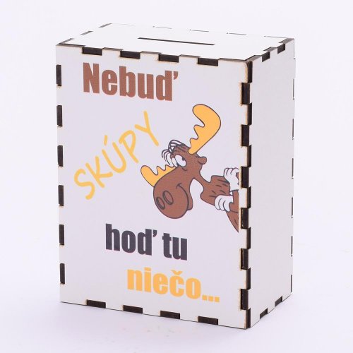 Pokladnička 13x10x6cm