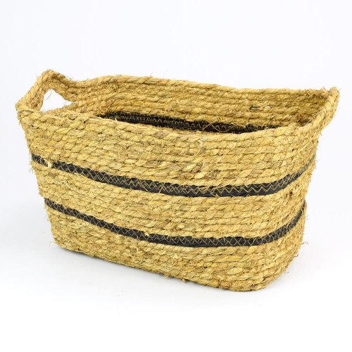 Super cena koš slama  malý  basket kr2002480 36x25x20cm