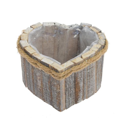 433fl/s obal srdce s drevo 16,5x16,5x10cm