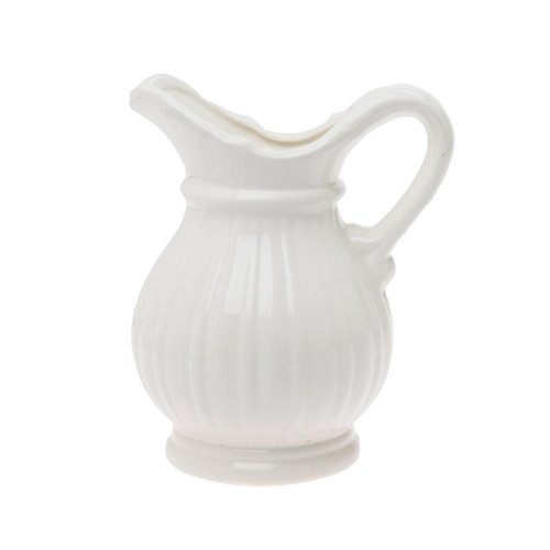 Váza džbán keramika 15x13x19cm biely