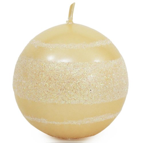 Briliant met.guľa 60 ecru