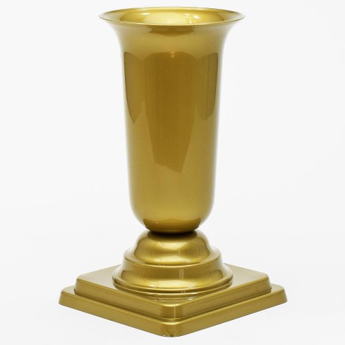 176 váza 0 zaťažená zlatá v26,5cm