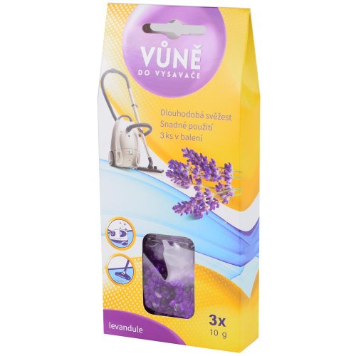 Vôňa do vysávača levanduľa 3x10g super cena