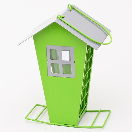 Krmítko plechové zelené