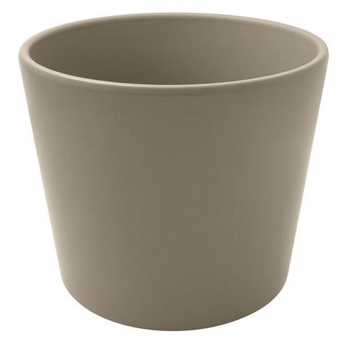 Obal keramika v25cm/pr.28cm svetlo/hnedý