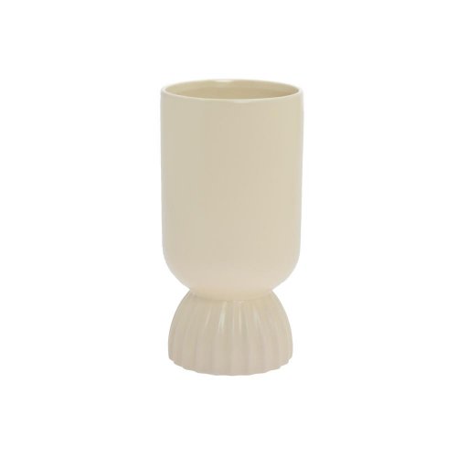Váza keramika 12x12x23,5cm krém