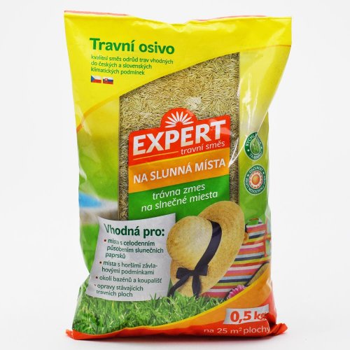 Expert - trávna zmes na slnečné miesta 500g 30/k.