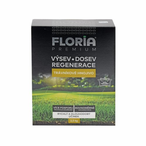 Floria trávnik výsev,regen.a dosev 2,5kg vocšpeciálna