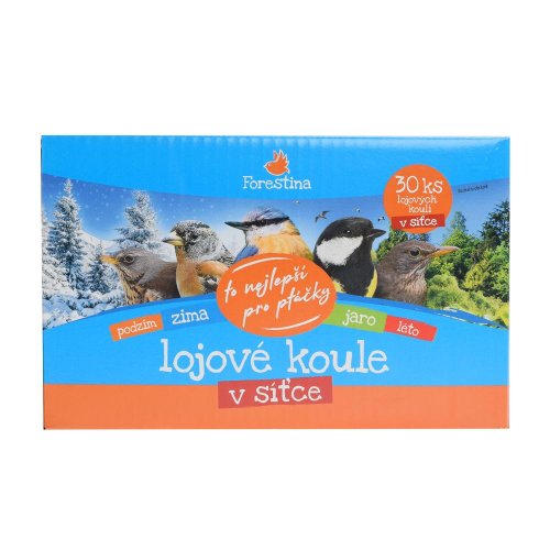 Krmítko- loj.guľa sieťka v krabici 30x90g