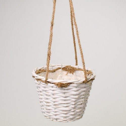 Obal prútený biely 23x17cm