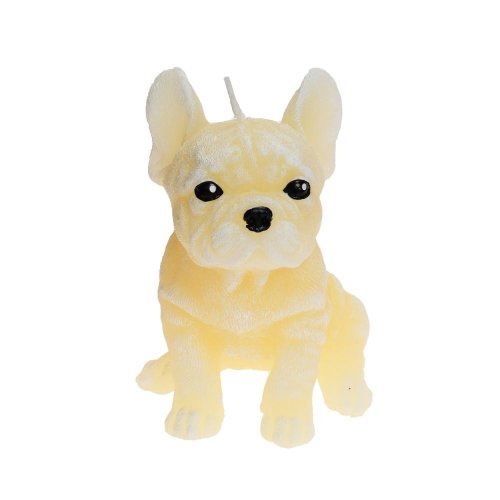 Figurka pes buldog krem