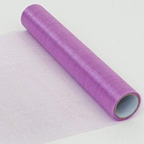 Organza rolka 32cmx6m farba 46 fialová