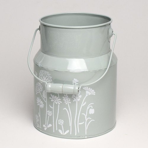 Váza konva s rúčkou kov lúčne kvety v:18/27,5x12cm super cena