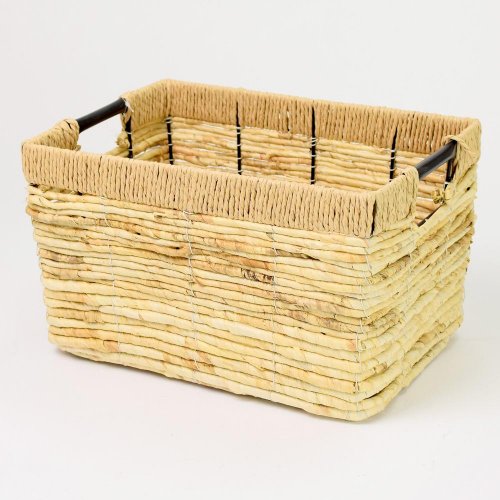 420fl/s koš slama biela 36x26x20cm