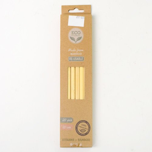 Slamka bambus eco/20ks