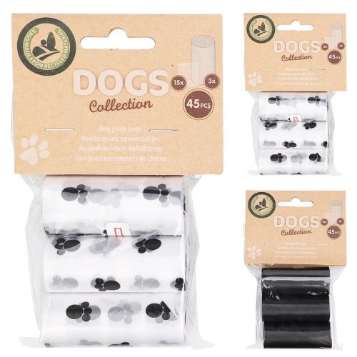 Vrecká na extrementy 3x15pcs 2ass clr 491620140