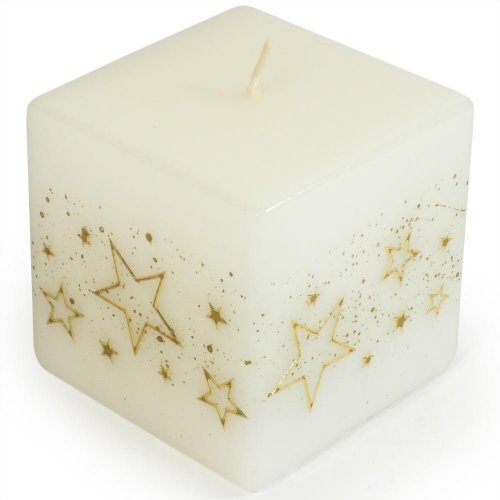 Biele hviezdy kvád.75x75 bie