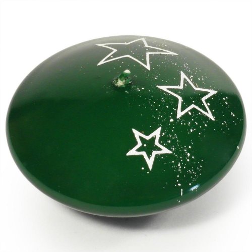 Biele hviezdy pláv.zelená