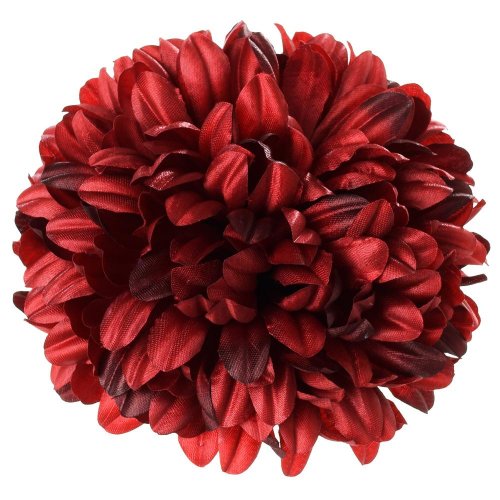 Hlava chryzantéma  tm.bordová 14cm bal:12ks