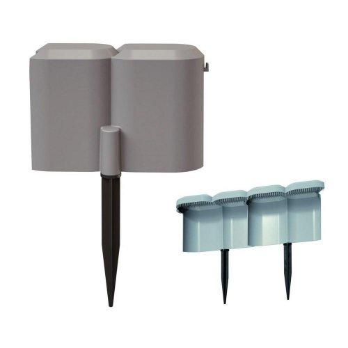 Ipsp palisáda záhradná snail proti slimáková šedý 190x190xv11,6cm