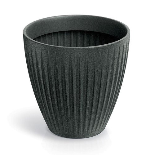 Tlro48m obal latia round midl čierny granit 48xv48cm