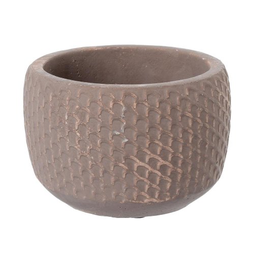 Obal cement brown d14*h10.5cm