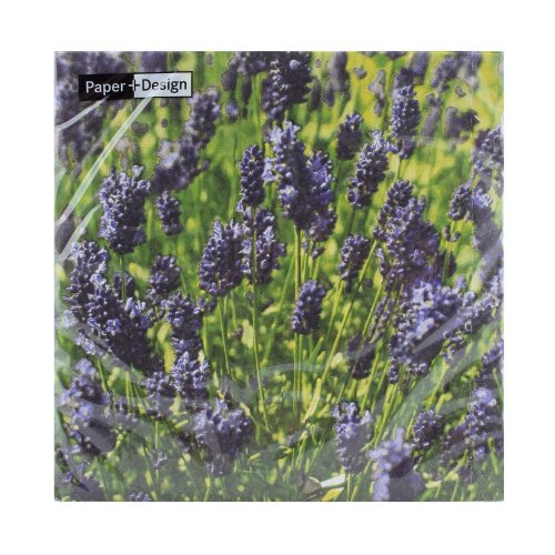 195219 servítky levendel field 33x33cm