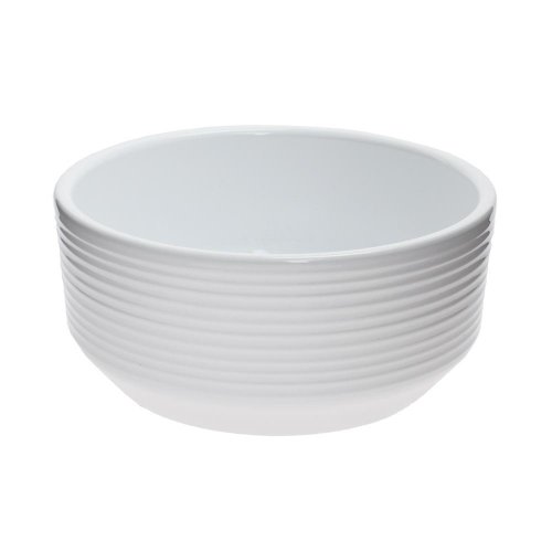 Miska biela s pásmi 30,5xv13cm