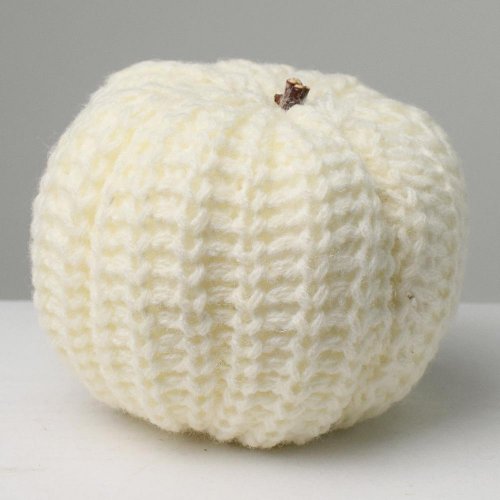 Tekvica látková krém. 10x9cm