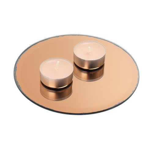 Podložka medená/zrkad./sklo pr.15cm specchio-oro-d150