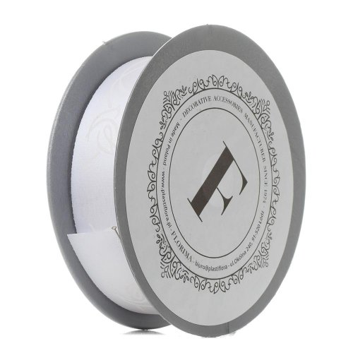 Stuha svadob 2,5/10m biela