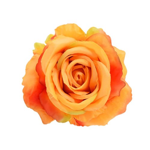 Hlava ruža oranžová priem:10cm bal:12ks