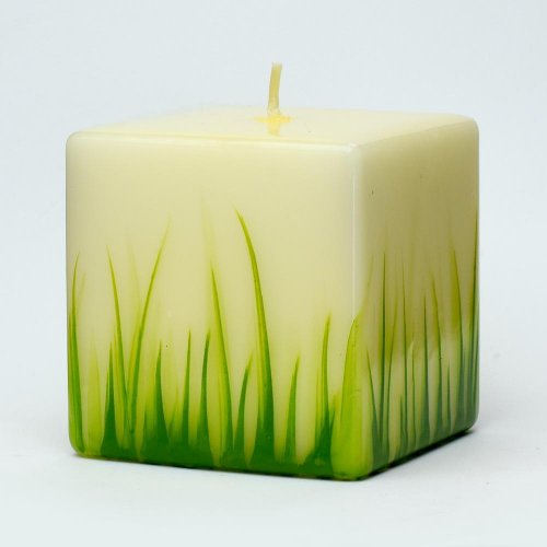 Tráva kvád.75x75 lak ecru