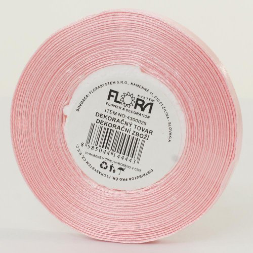 Saten stuha 6mm/20m ružová bl. farba 041